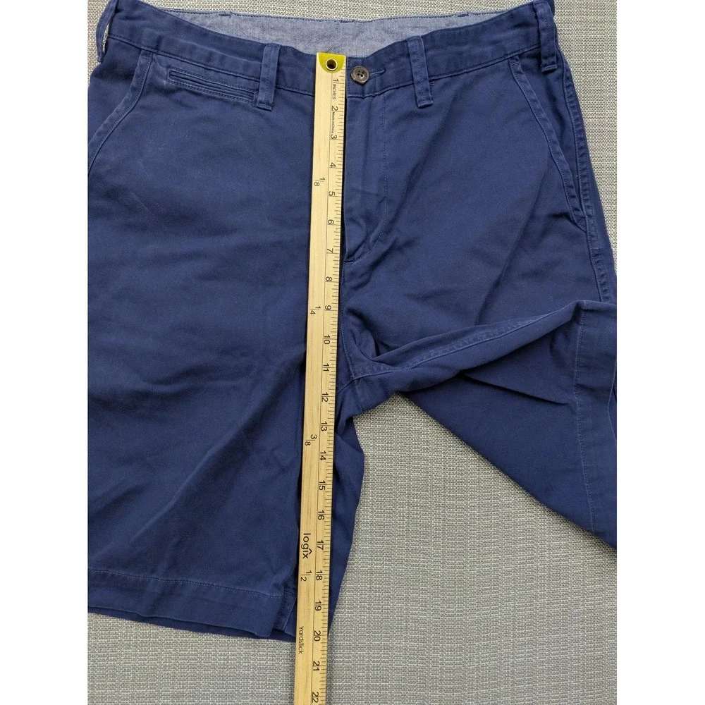Polo Ralph Lauren Shorts Mens 31 Blue Relaxed Fit Chino Cotton 10 Inseam Casual